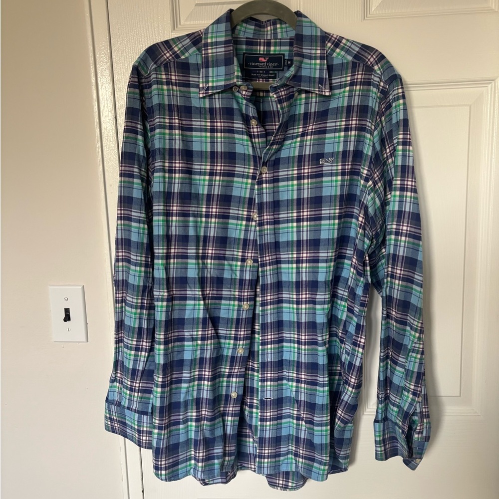 Vineyard Vines Men's Multicolor Plaid Shirt